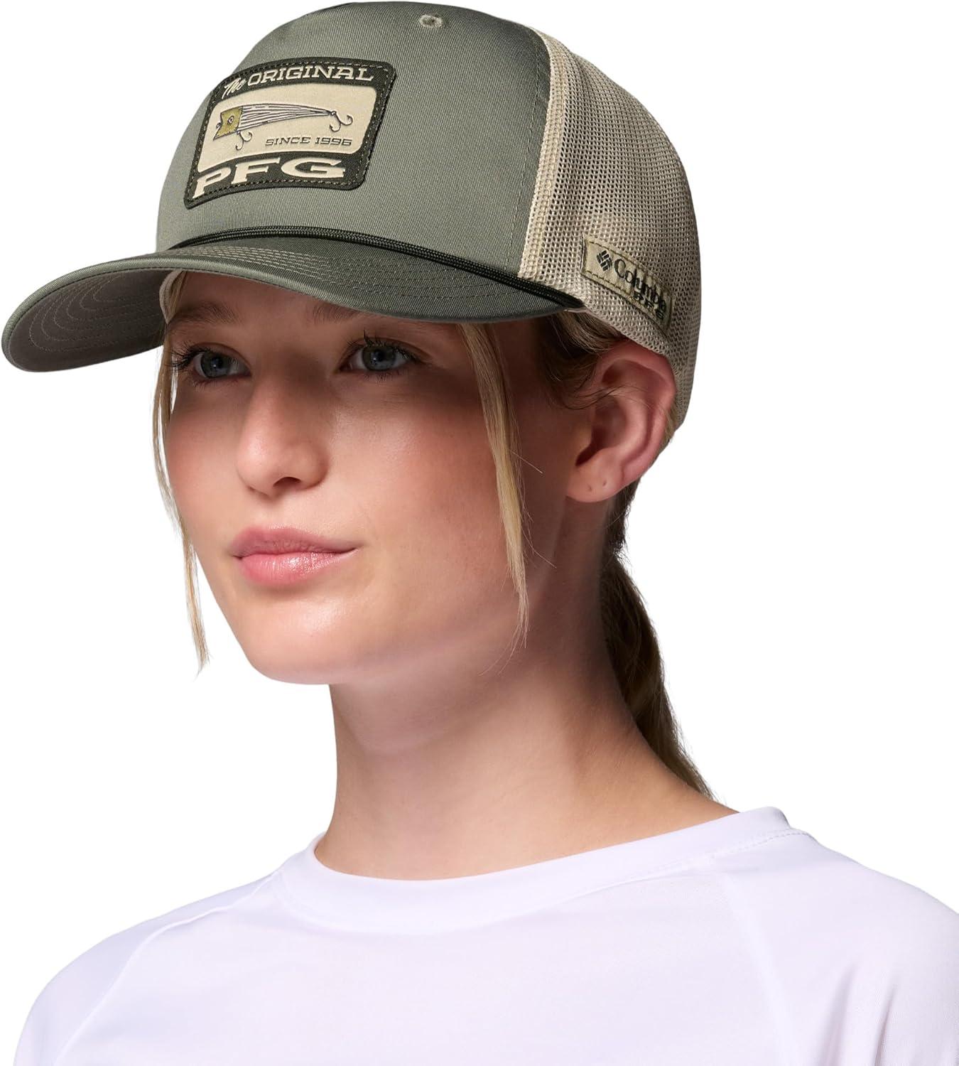 imageColumbia Unisex PFG River Rover Snap BackCypressRetro Lure Graphic