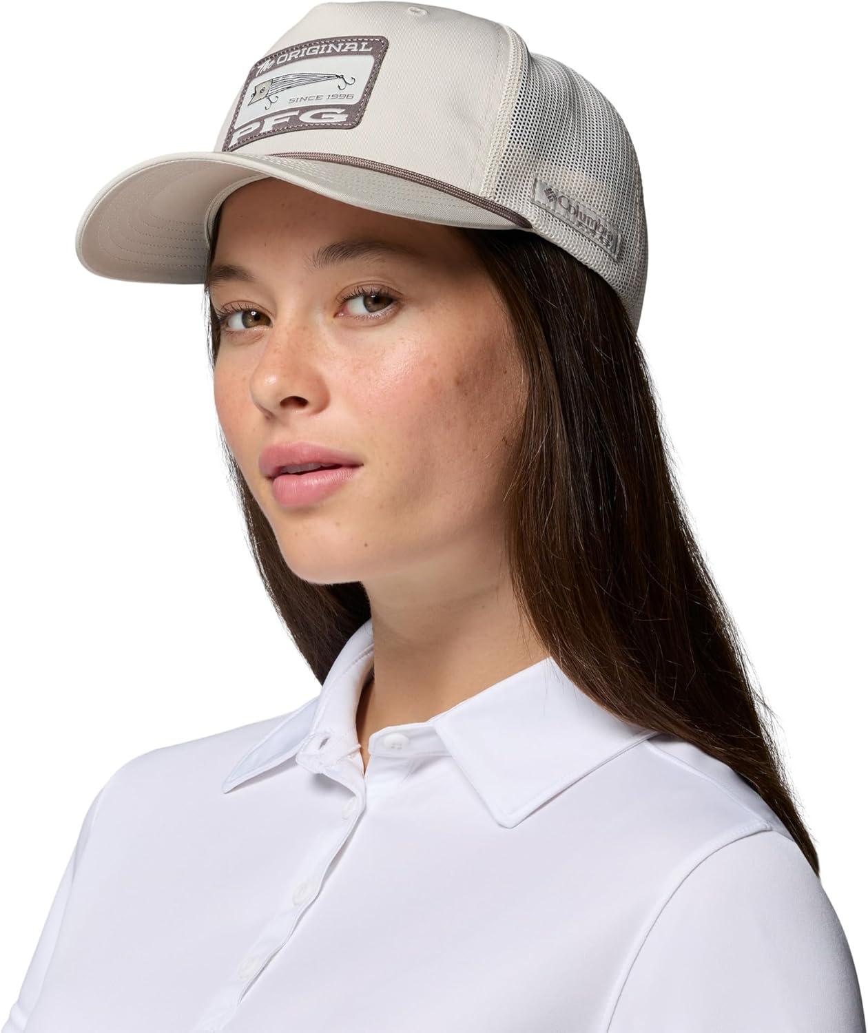 imageColumbia Unisex PFG River Rover Snap BackDark StoneRetro Lure Graphic