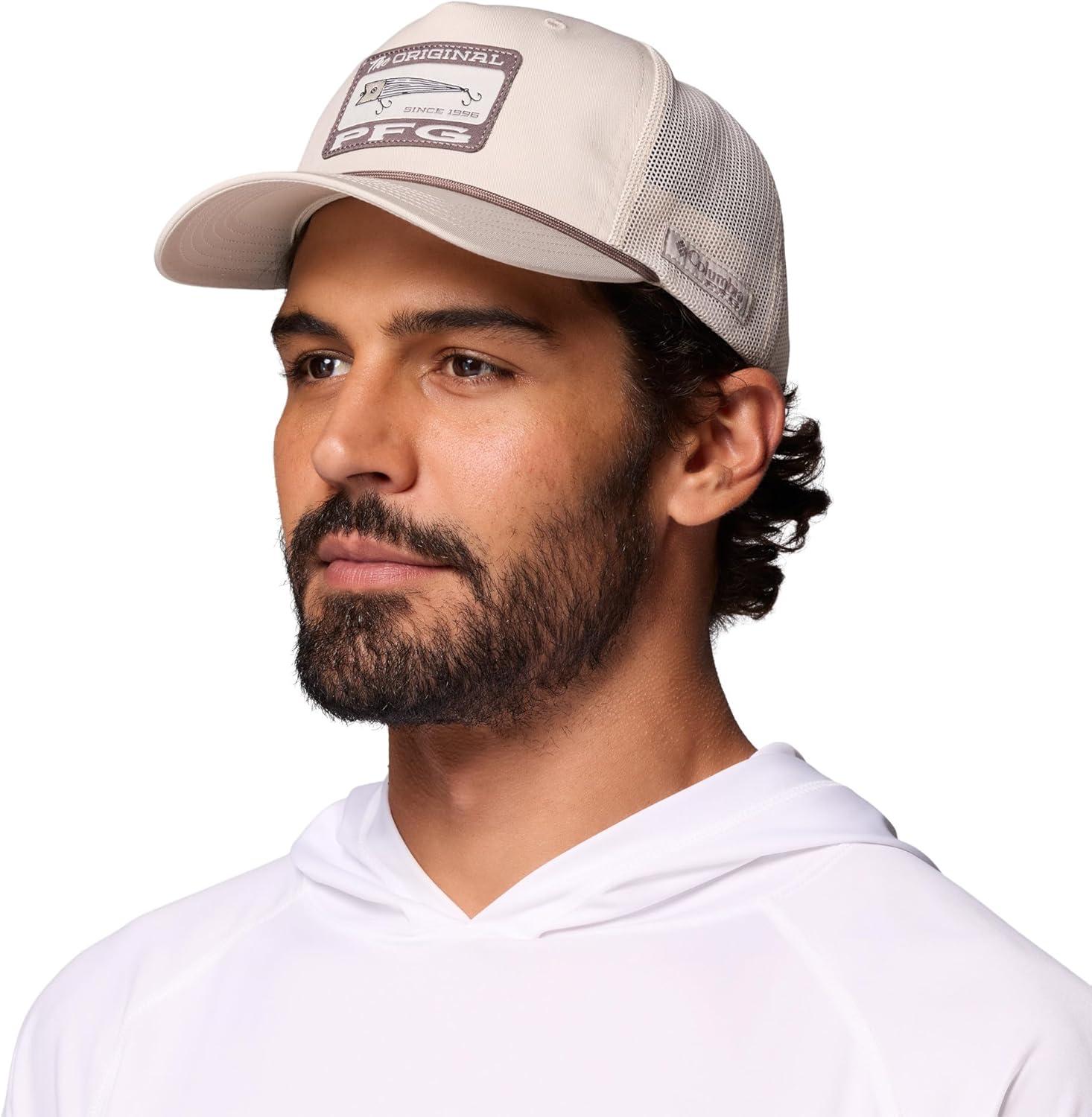 imageColumbia Unisex PFG River Rover Snap BackDark StoneRetro Lure Graphic