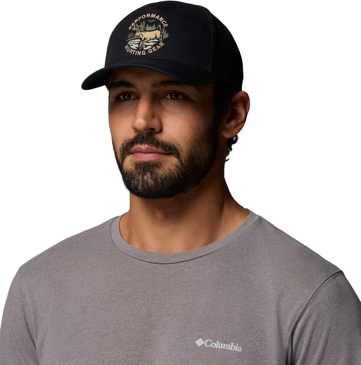 imageColumbia UnisexAdult Sharptail Snap BackBlackDeer Graphic