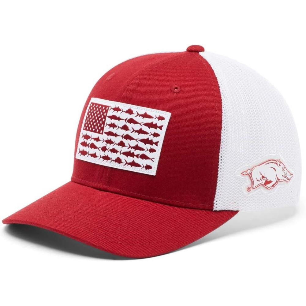 imageColumbia Unisex PFG Mesh Ball Cap XXL Sun Protection One SizeArk Red Velvet