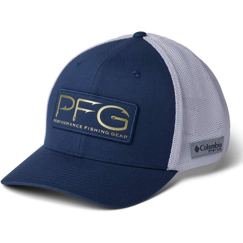 imageColumbia Unisex PFG Mesh Ball Cap XXL Sun Protection One SizeCarbonPfg Hook Patch