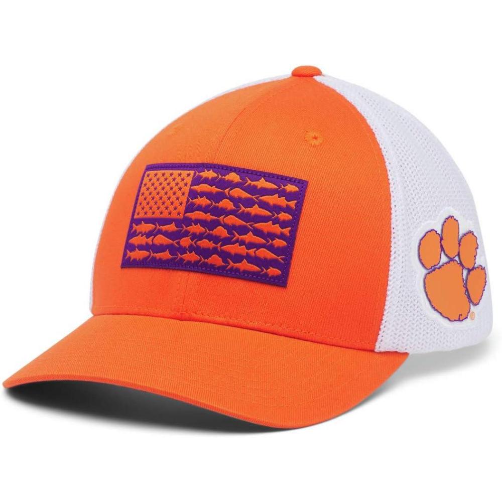imageColumbia Unisex PFG Mesh Ball Cap XXL Sun Protection One SizeCle Spark Orange
