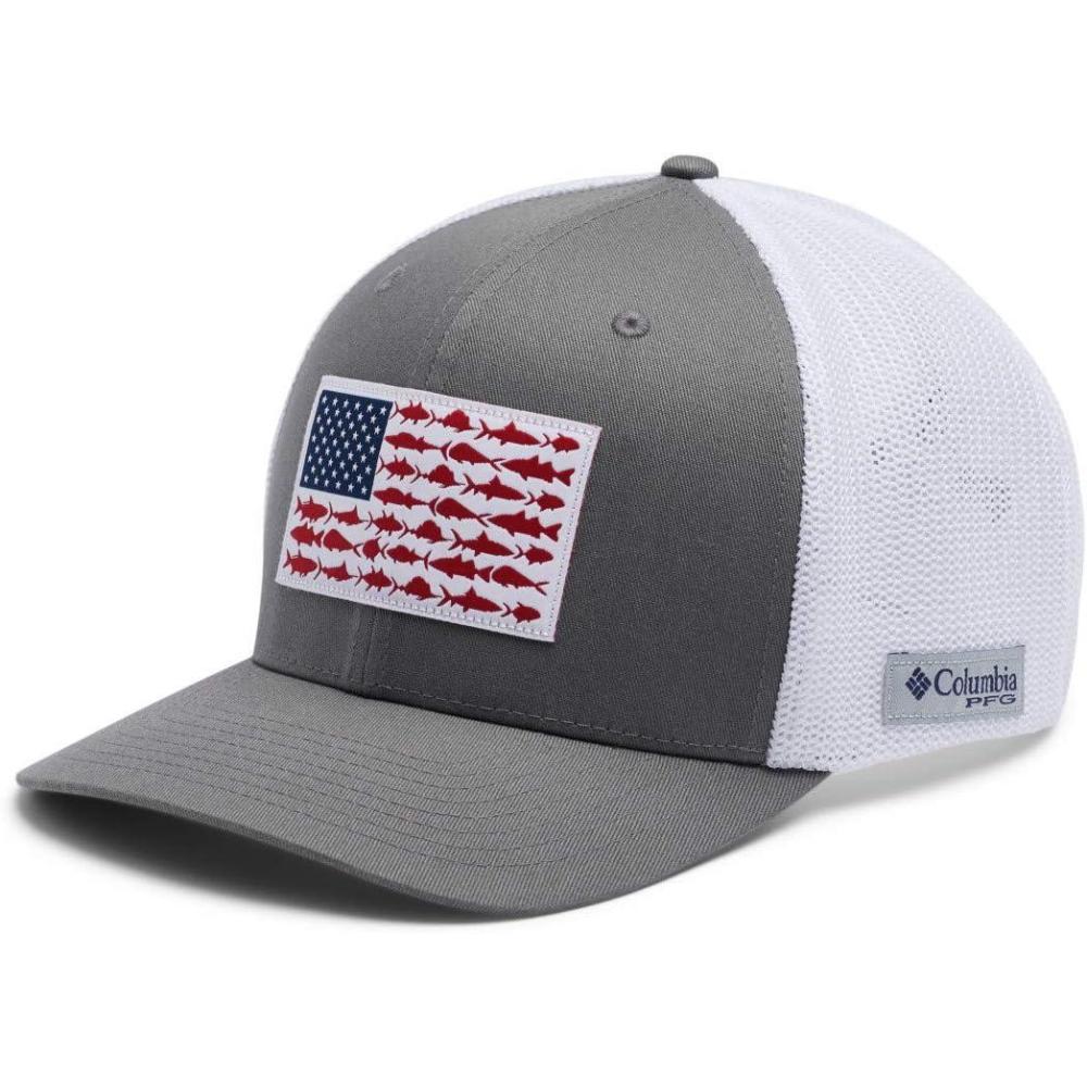 imageColumbia Unisex PFG Mesh Ball Cap XXL Sun Protection One SizeTitaniumWhite