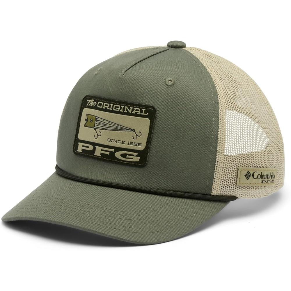 imageColumbia Unisex PFG River Rover Snap BackCypressRetro Lure Graphic