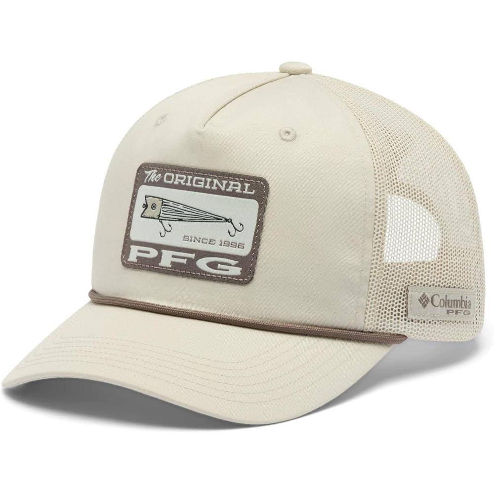 imageColumbia Unisex PFG River Rover Snap BackDark StoneRetro Lure Graphic