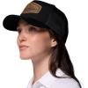 Columbia Unisex Adult Road Ready Snap Back(Black/Leather Logs Graphic)