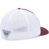 Columbia Unisex PFG Mesh Ball Cap XXL, Sun Protection, One Size(Tam – Deep Maroon/Texas Flag)