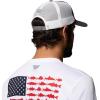 Columbia Unisex PFG River Rover Snap Back(City Grey/1996 Bass Graphic)