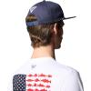 Columbia Unisex PFG(Nocturnal/Red Rider)