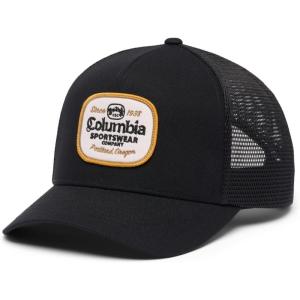 Columbia Unisex Adult Road Ready Snap Back(Black/Beer Label Woven Patch)