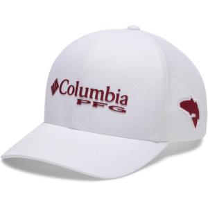 Columbia Unisex PFG Mesh 3D Stretch Snap Back(White/Multi Colored Weld)