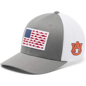 Columbia Unisex PFG Mesh Ball Cap XXL, Sun Protection, One Size(Aub – Titanium)