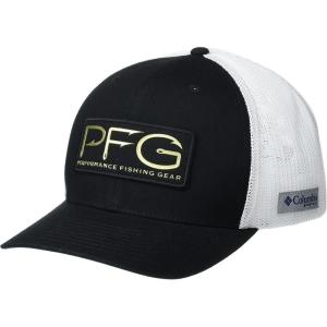 Columbia Unisex PFG Mesh Ball Cap XXL, Sun Protection, One Size(Black  Pfg Hooks Patch)