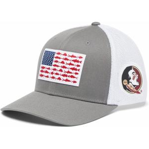 Columbia Unisex PFG Mesh Ball Cap XXL, Sun Protection, One Size(Fsu – Titanium)