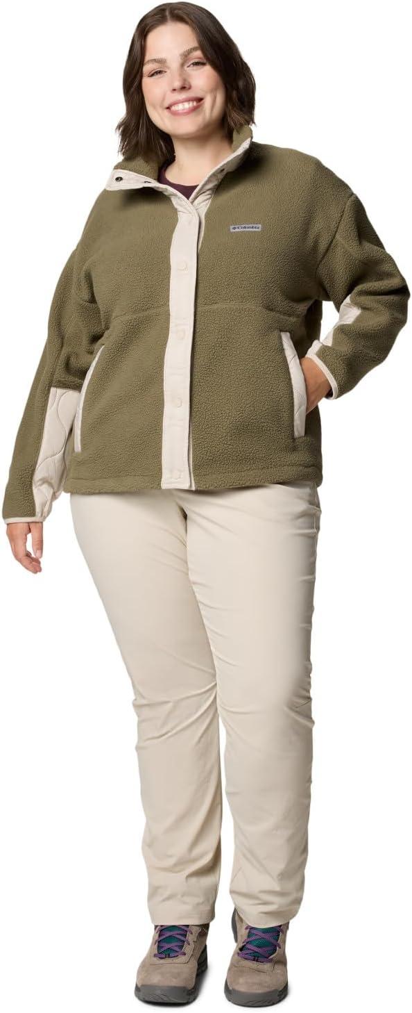 imageColumbia Womens Cloud Point Snap FleeceDark StoneStone Green