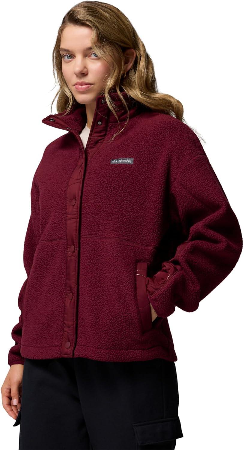 imageColumbia Womens Cloud Point Snap FleeceRich Wine