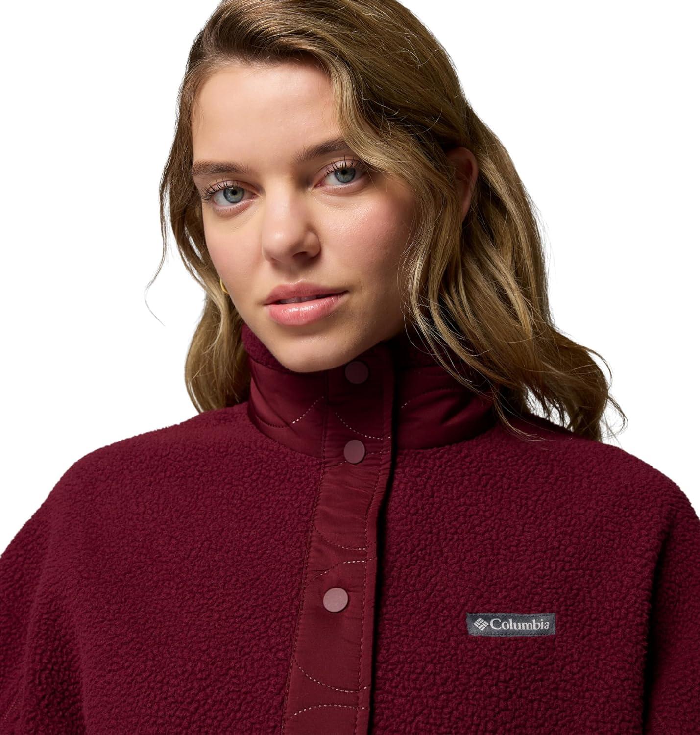 imageColumbia Womens Cloud Point Snap FleeceRich Wine