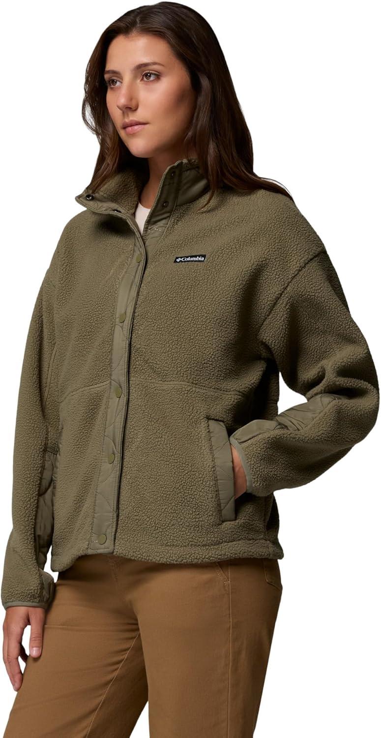 imageColumbia Womens Cloud Point Snap FleeceStone Green