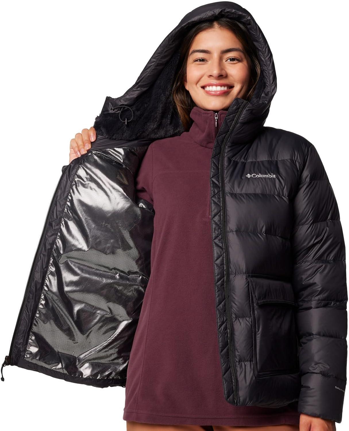 imageColumbia Womens Harmony Falls Hooded Down JacketBlack