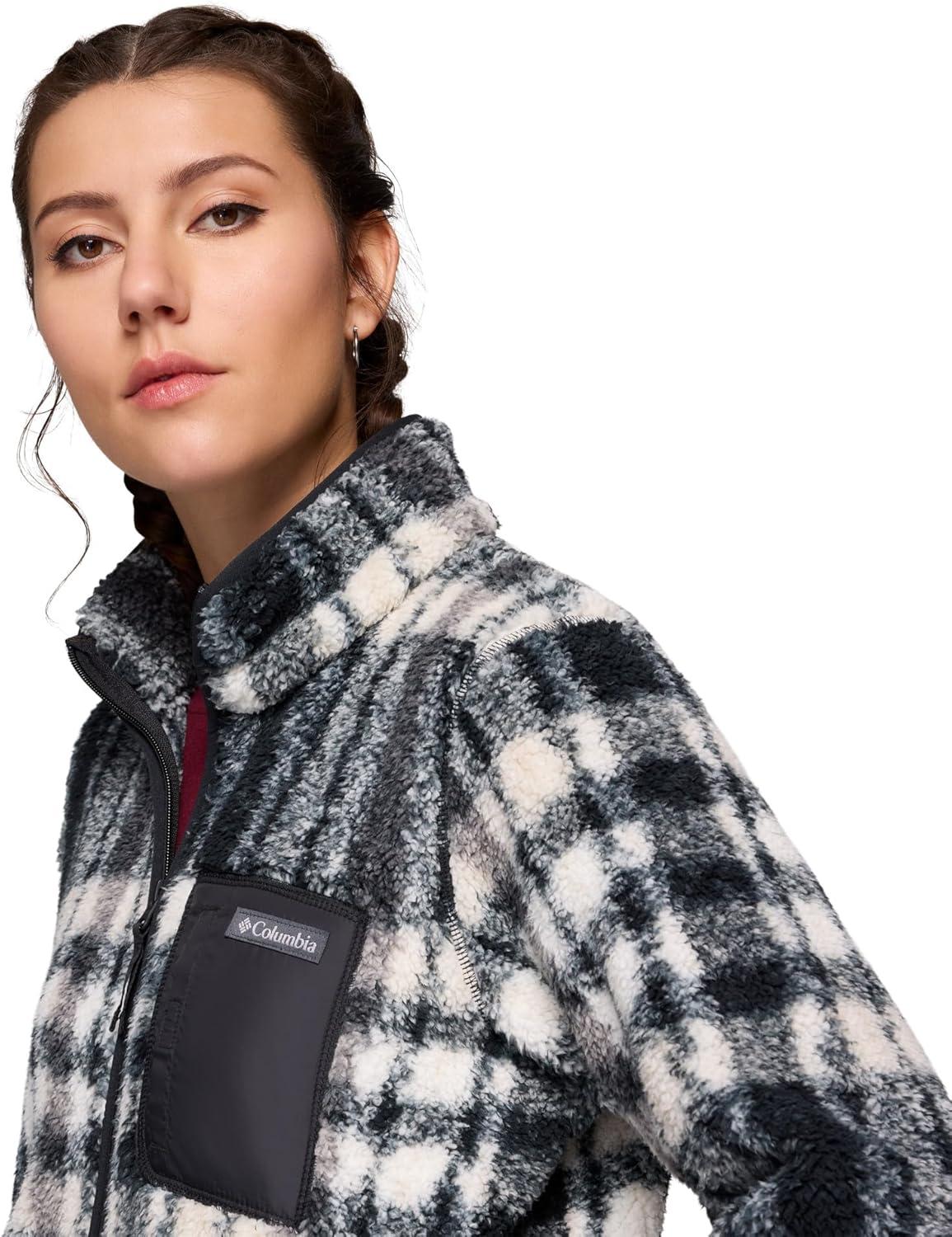 imageColumbia Womens West Bend Print Full Zip IIBlack Herringplaid