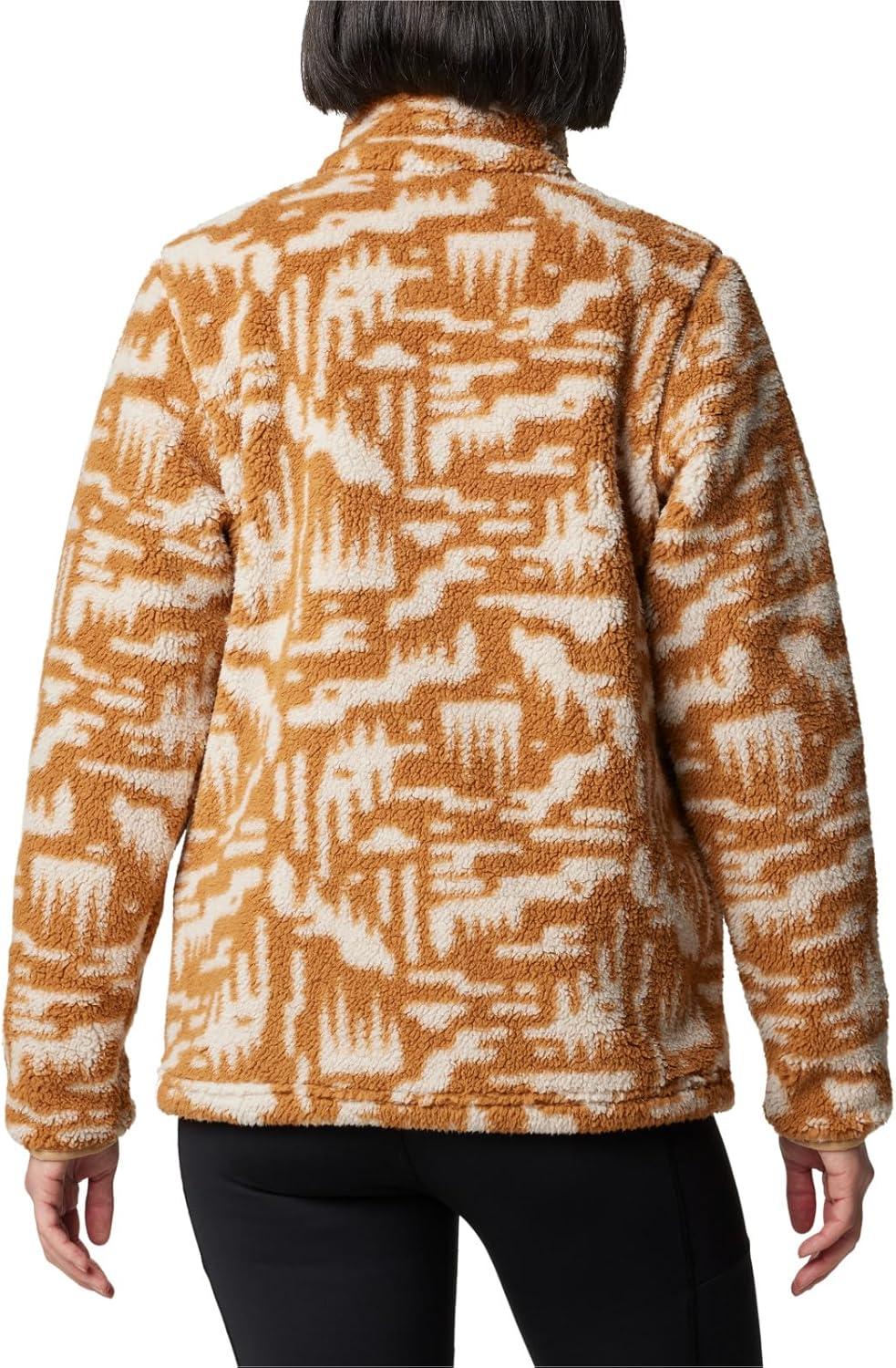 imageColumbia Womens West Bend Print Full Zip IICamel Brown Highland Tonal