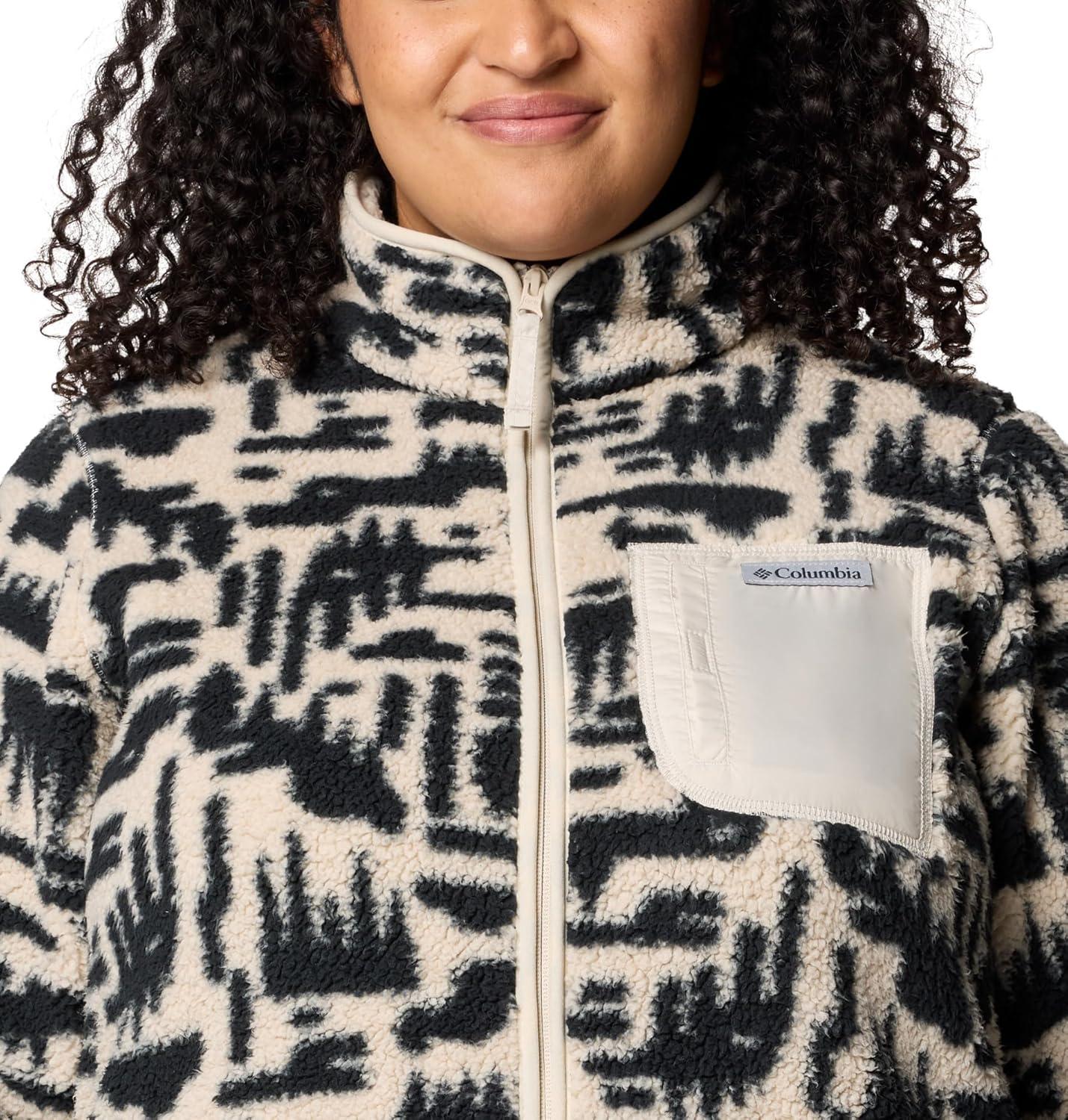 imageColumbia Womens West Bend Print Full Zip IIDark Stone Highland Tonal