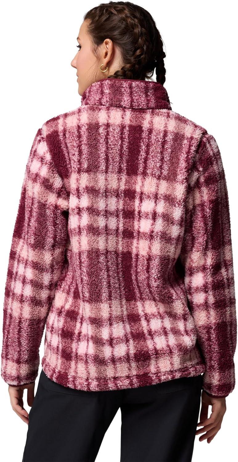 imageColumbia Womens West Bend Print Full Zip IIRich Wine Herringplaid
