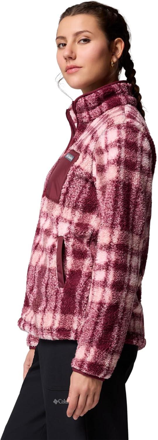 imageColumbia Womens West Bend Print Full Zip IIRich Wine Herringplaid