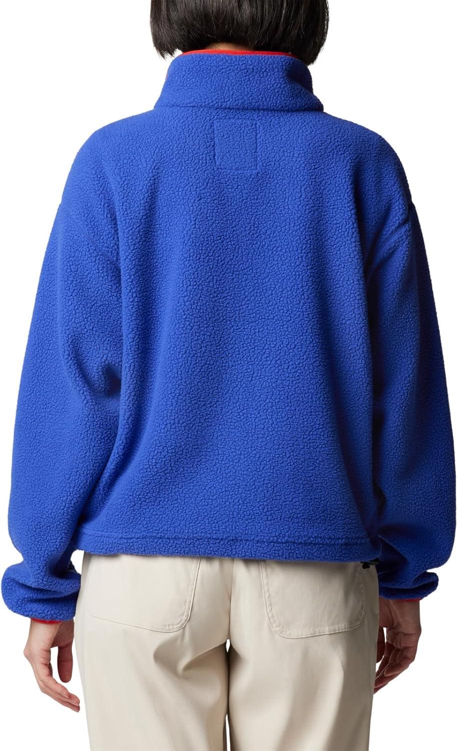 imageColumbia womens Helvetia Ii Cropped Half Snap FleeceClematis Blue