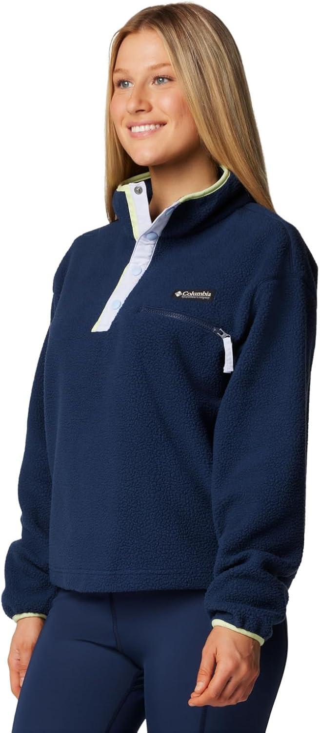 imageColumbia womens Helvetia Ii Cropped Half Snap FleeceCollegiate Navy