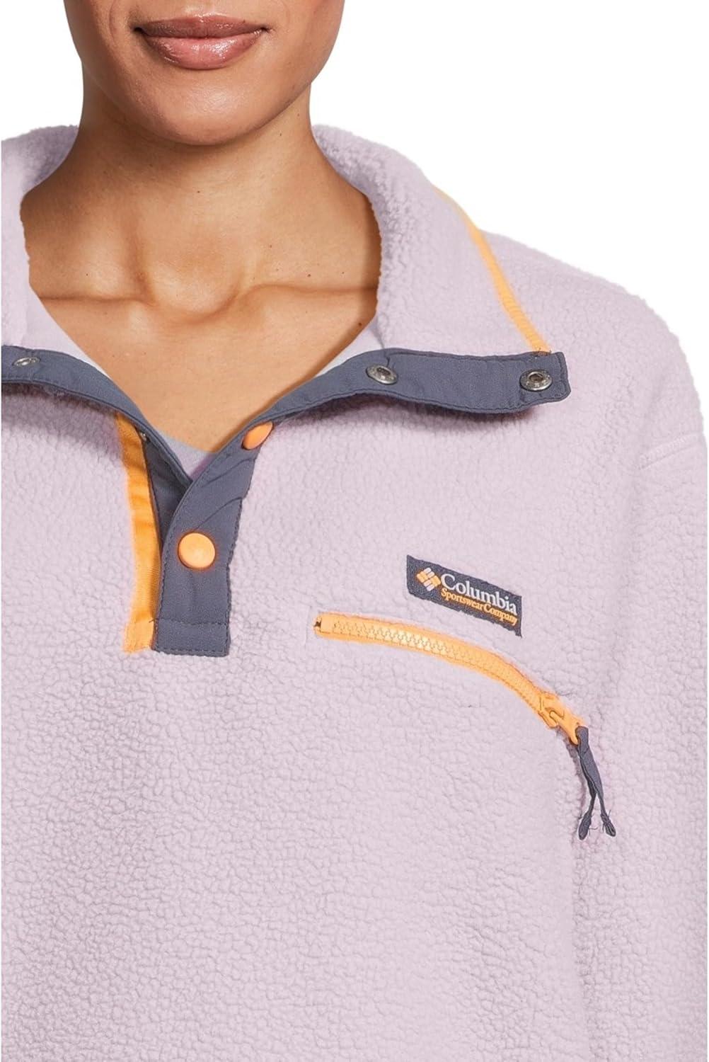 imageColumbia womens Helvetia Ii Cropped Half Snap FleeceLavender Pearl