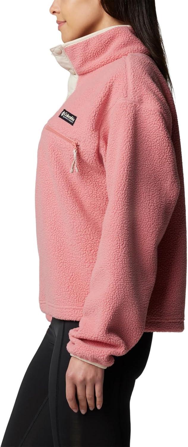 imageColumbia womens Helvetia Ii Cropped Half Snap FleecePink Agave