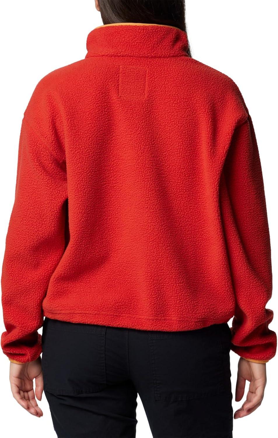 imageColumbia womens Helvetia Ii Cropped Half Snap FleeceSail Red
