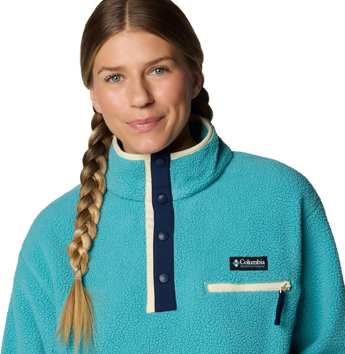 imageColumbia womens Helvetia Ii Cropped Half Snap FleeceTeal
