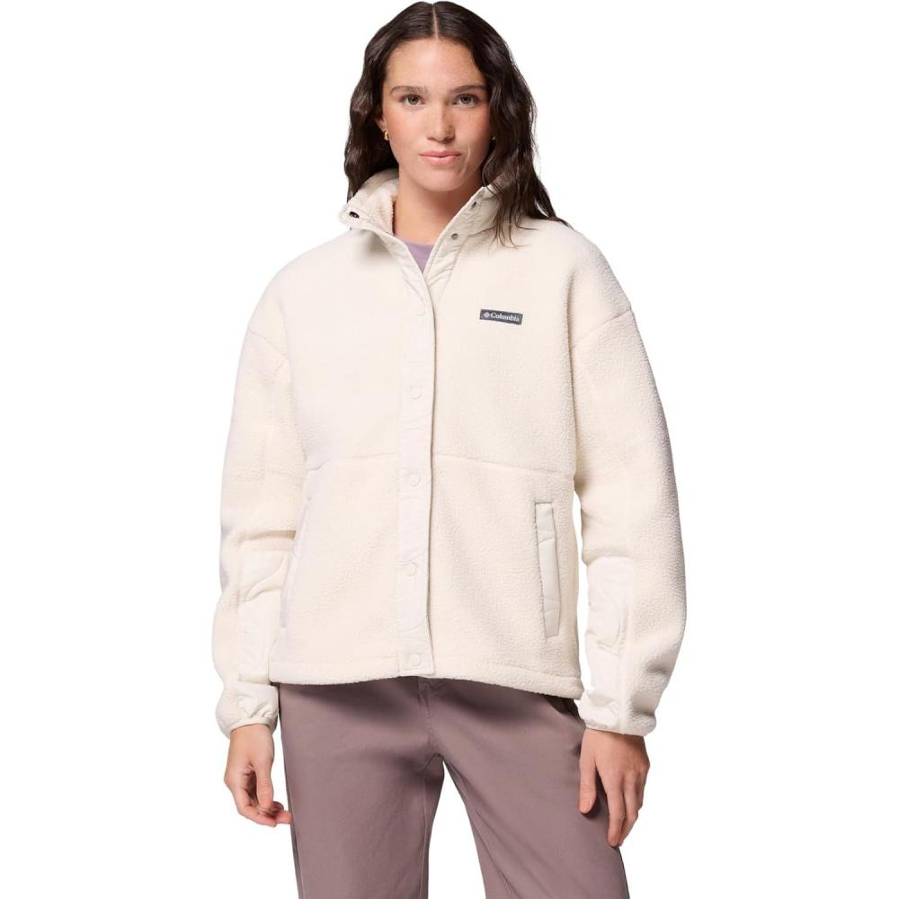 imageColumbia Womens Cloud Point Snap FleeceChalk