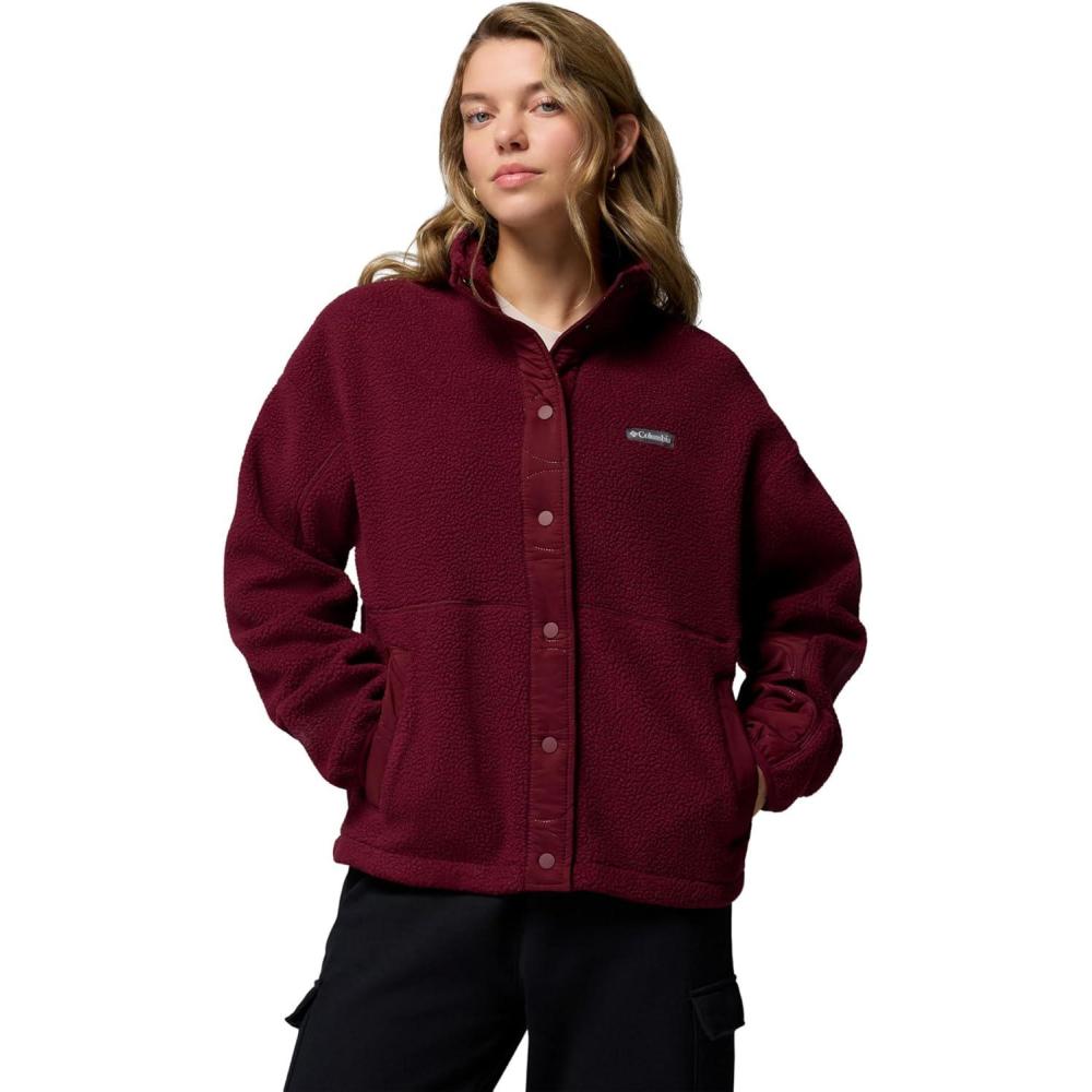 imageColumbia Womens Cloud Point Snap FleeceRich Wine