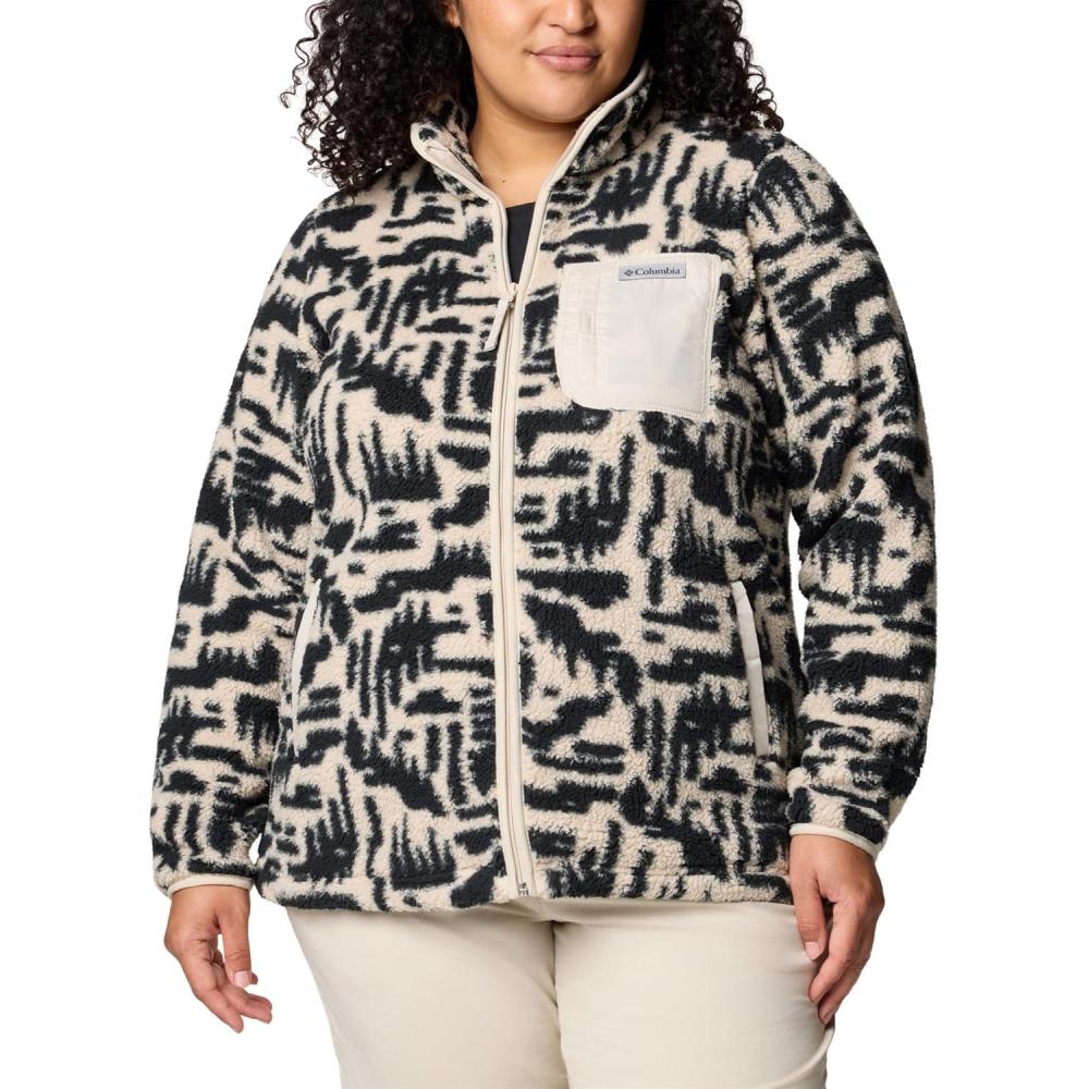 imageColumbia Womens West Bend Print Full Zip IIDark Stone Highland Tonal