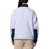 Columbia Women’s Cloud Point Snap Fleece(Collegiate Navy/Snowdrift)