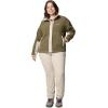 Columbia Women’s Cloud Point Snap Fleece(Dark Stone/Stone Green)