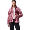 Columbia Women’s West Bend Print Full Zip II(Rich Wine Herringplaid)