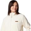 Columbia womens Fire Side 1/4 Zip Ii(Chalk)