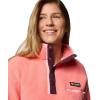Columbia womens Helvetia Ii Cropped Half Snap Fleece(Alpenglow)