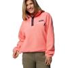 Columbia womens Helvetia Ii Cropped Half Snap Fleece(Alpenglow)