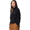 Columbia womens Helvetia Ii Cropped Half Snap Fleece(Black)