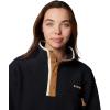 Columbia womens Helvetia Ii Cropped Half Snap Fleece(Black)