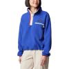 Columbia womens Helvetia Ii Cropped Half Snap Fleece(Clematis Blue)