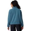 Columbia womens Helvetia Ii Cropped Half Snap Fleece(Everblue/Crushed Blue/Citron Haze)