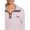 Columbia womens Helvetia Ii Cropped Half Snap Fleece(Lavender Pearl)