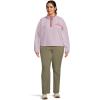 Columbia womens Helvetia Ii Cropped Half Snap Fleece(Lavender Pearl/Shale Purple/Zing)
